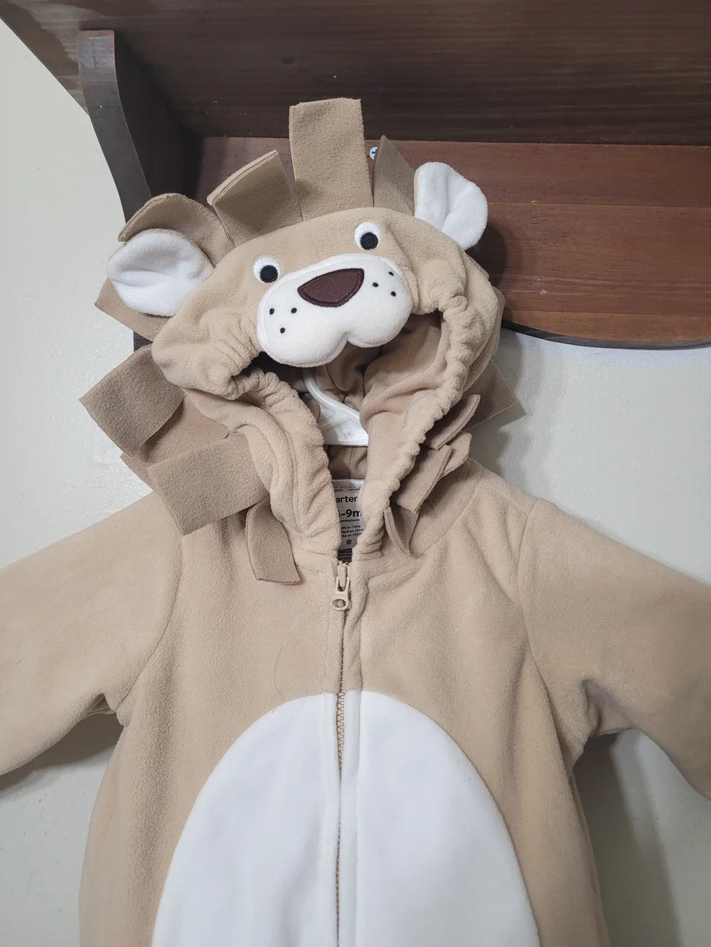 Carters Halloween Lion Costume Baby 6-9 Months Cute 2 Piece Dress Up Play (A2)
